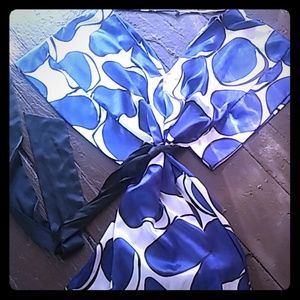 Drapey, Slouchy, Silky bold-graphic printed dress